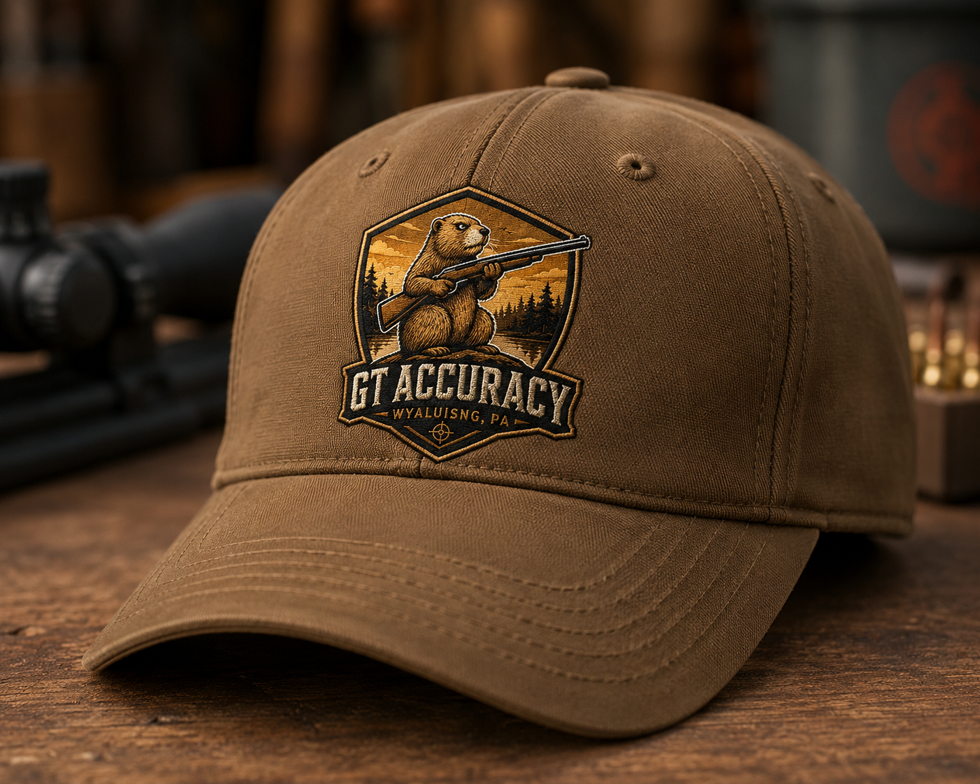 Embroidered Cap Tan